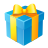 Gift box icon, click to see my Amazon wish list